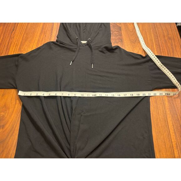Threads 4 Thought Women's Black Twist Front Pullover Hoodie Medium - Picture 2 of 7